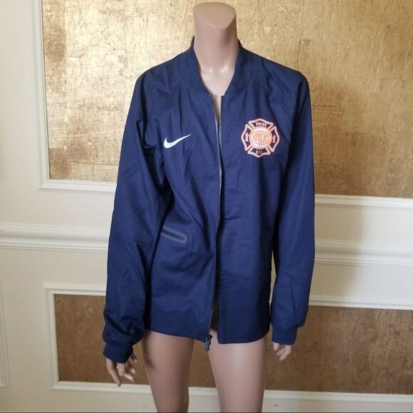 Limited Edition NIKE NBA NY knicks blue jacket S - Picture 2 of 9
